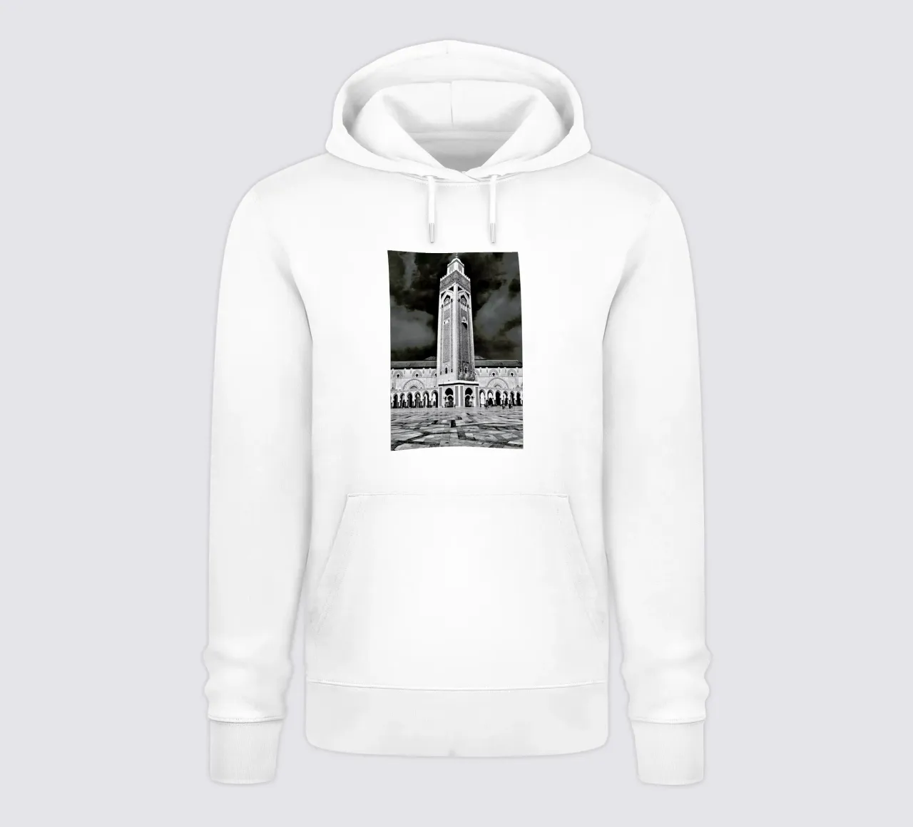 Hassan II Mosque felpa con cappuccio da anderm