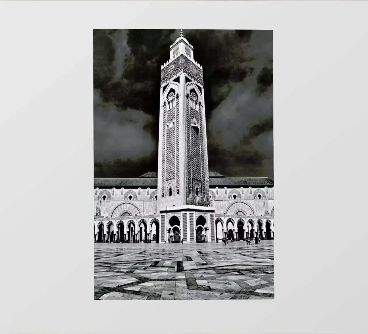 Hassan II Mosque telo in pvc da anderm