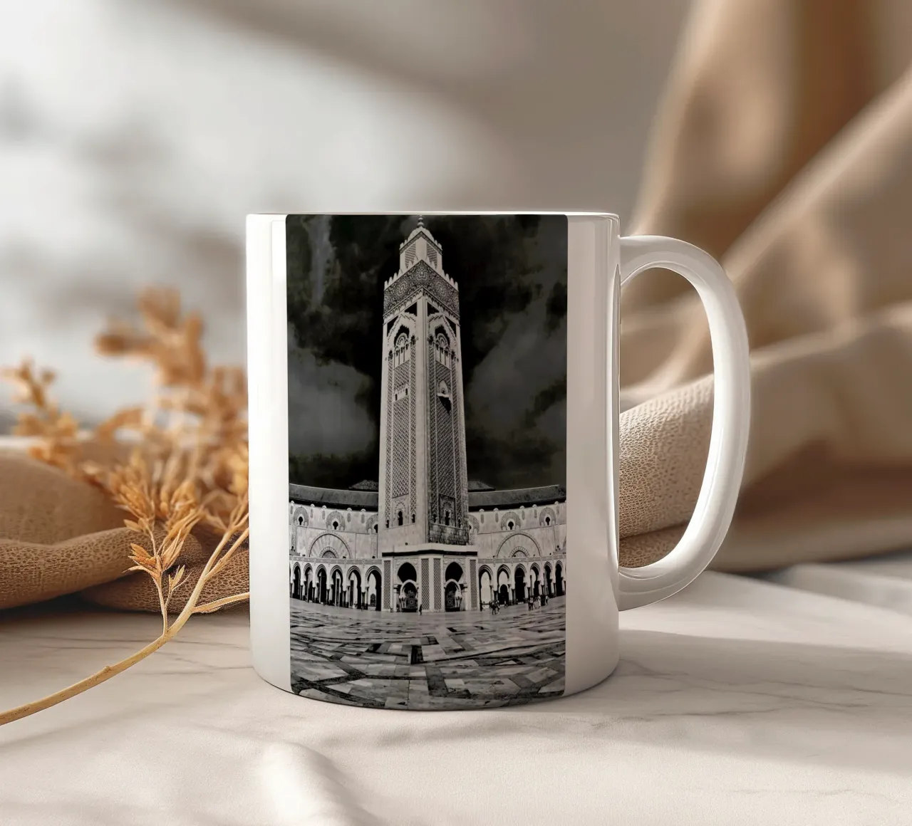 Hassan II Mosque tazza in ceramica da anderm