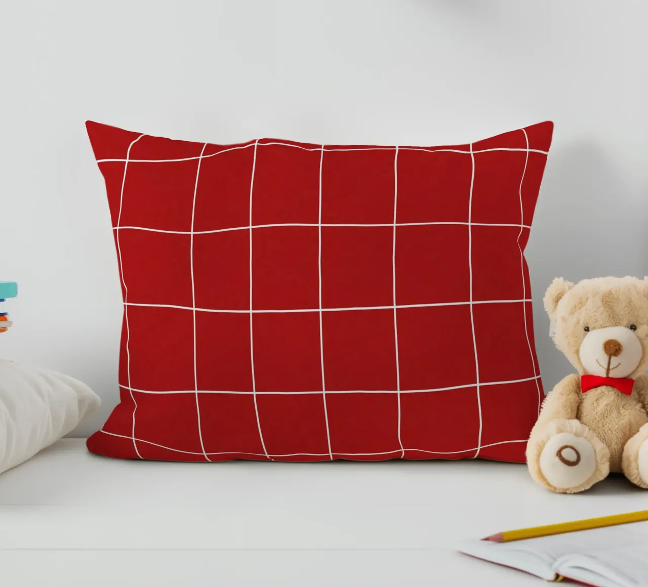 Red grid cuscino da TijanaArtStudio88