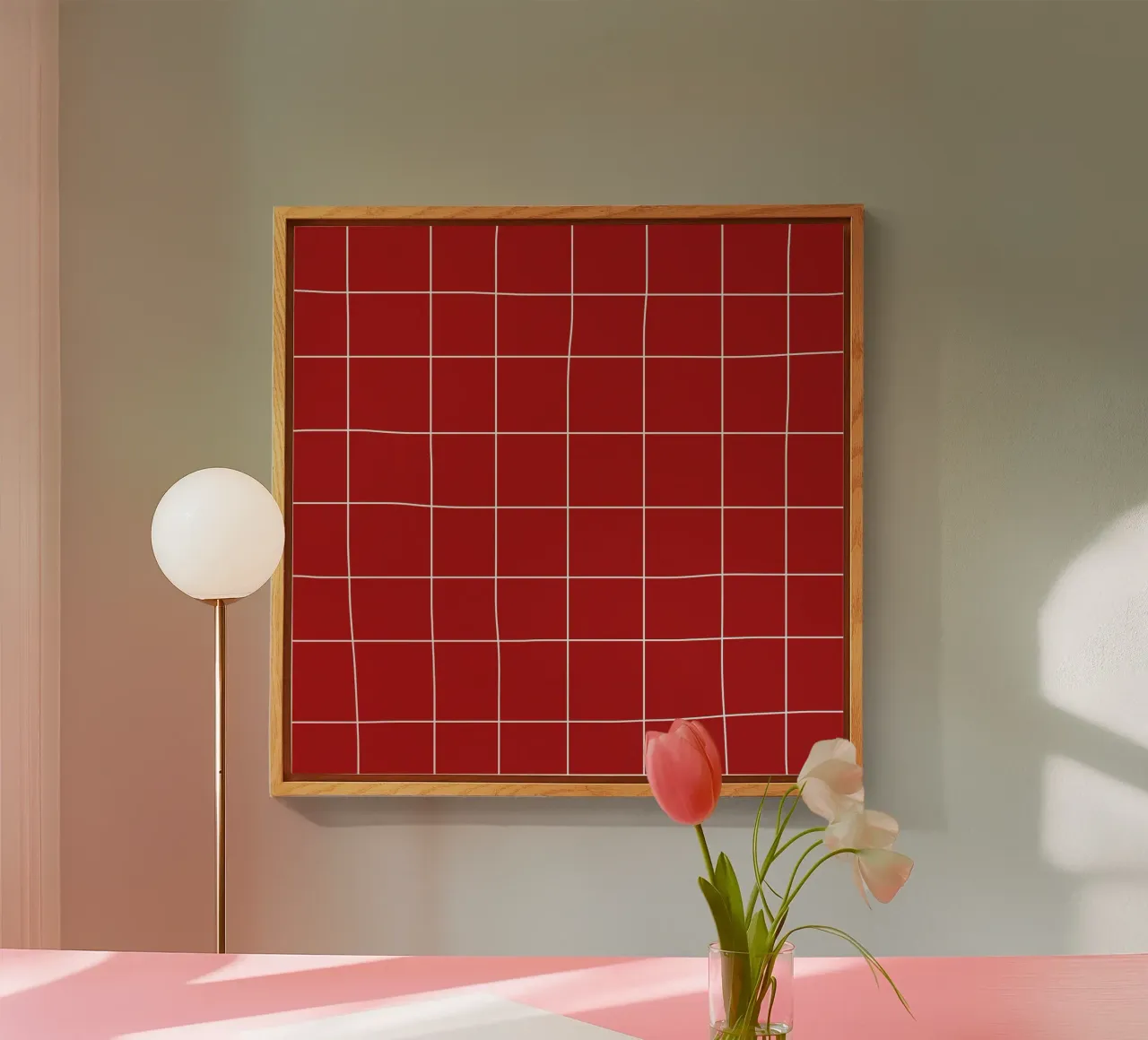 Red grid plexiglass da TijanaArtStudio88
