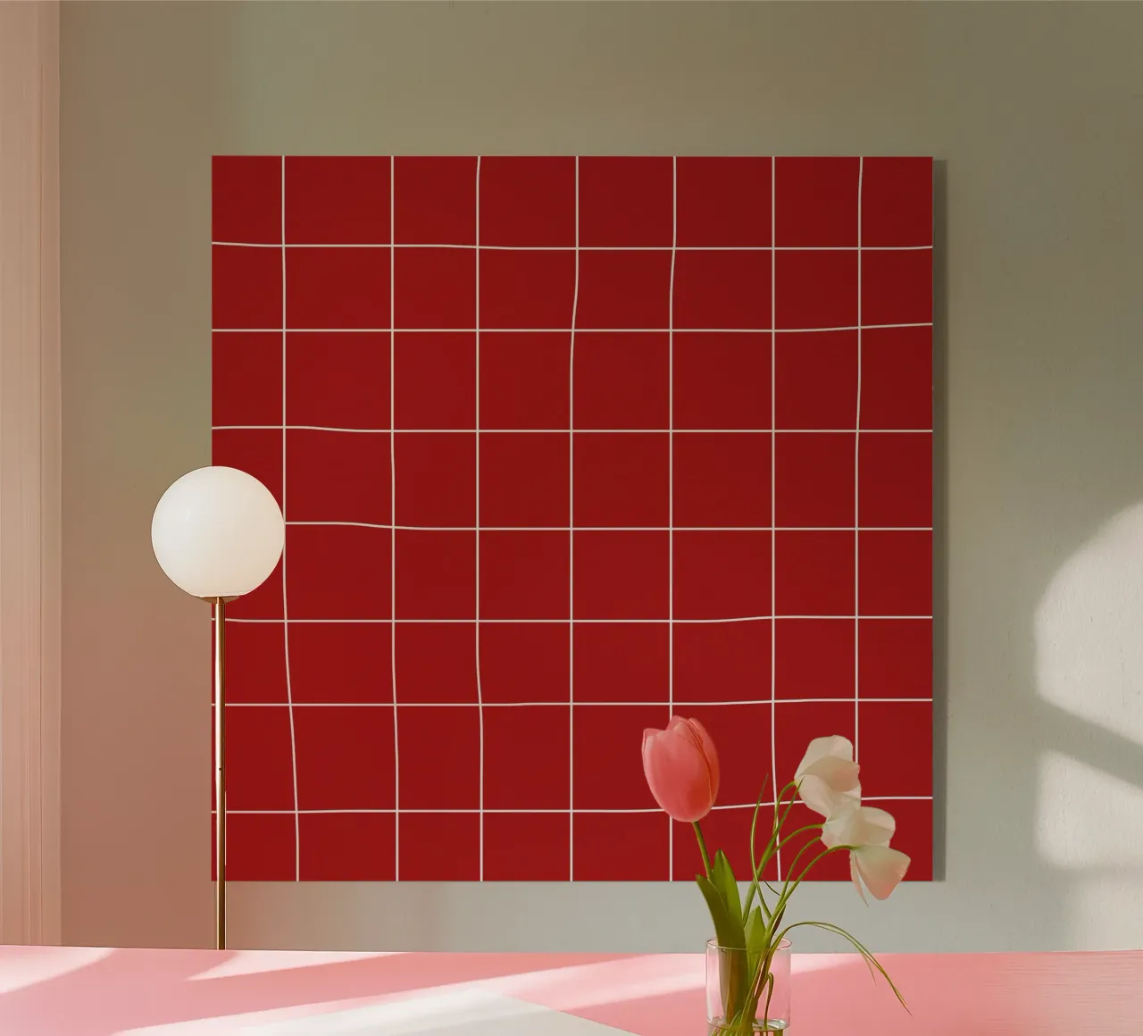 Red grid plexiglass da TijanaArtStudio88