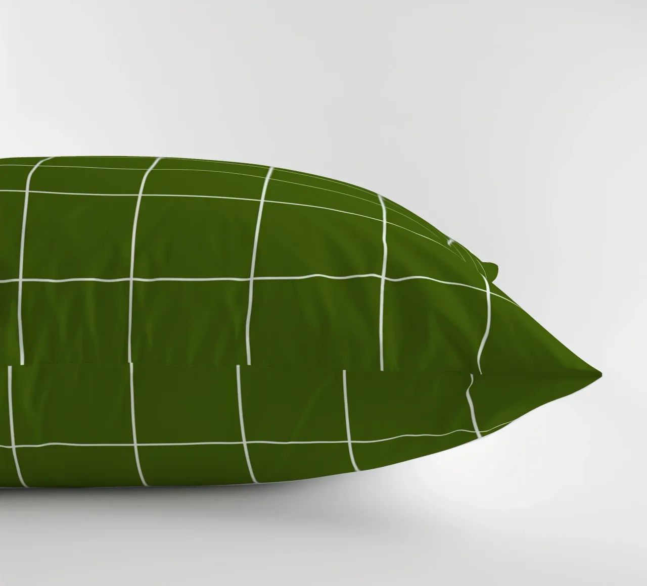 Green grid cuscino da TijanaArtStudio88