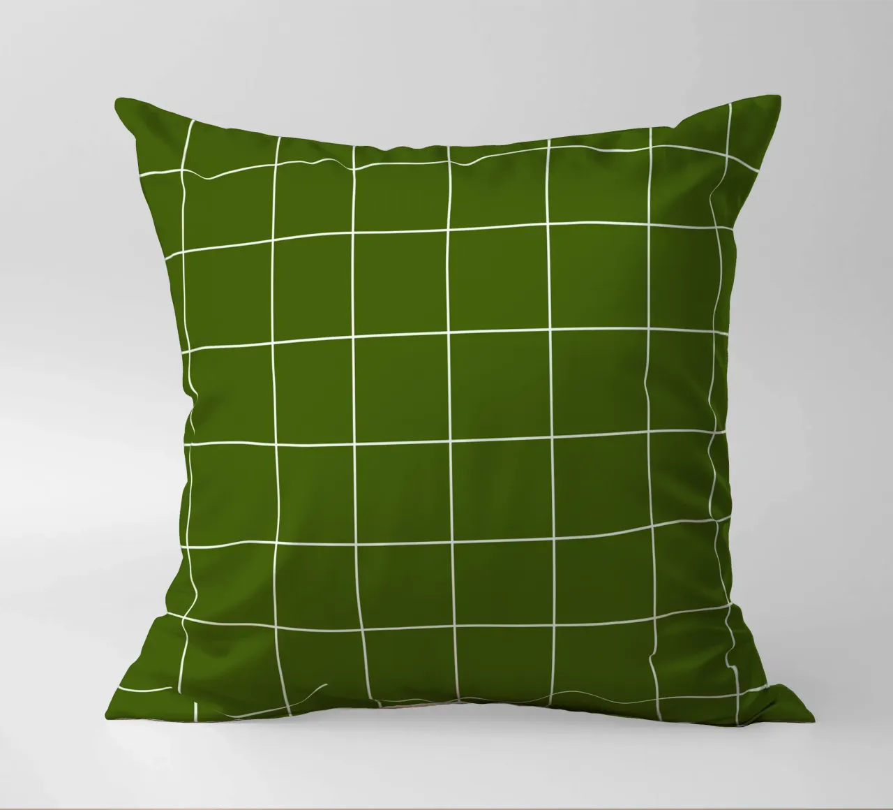 Green grid cuscino da TijanaArtStudio88