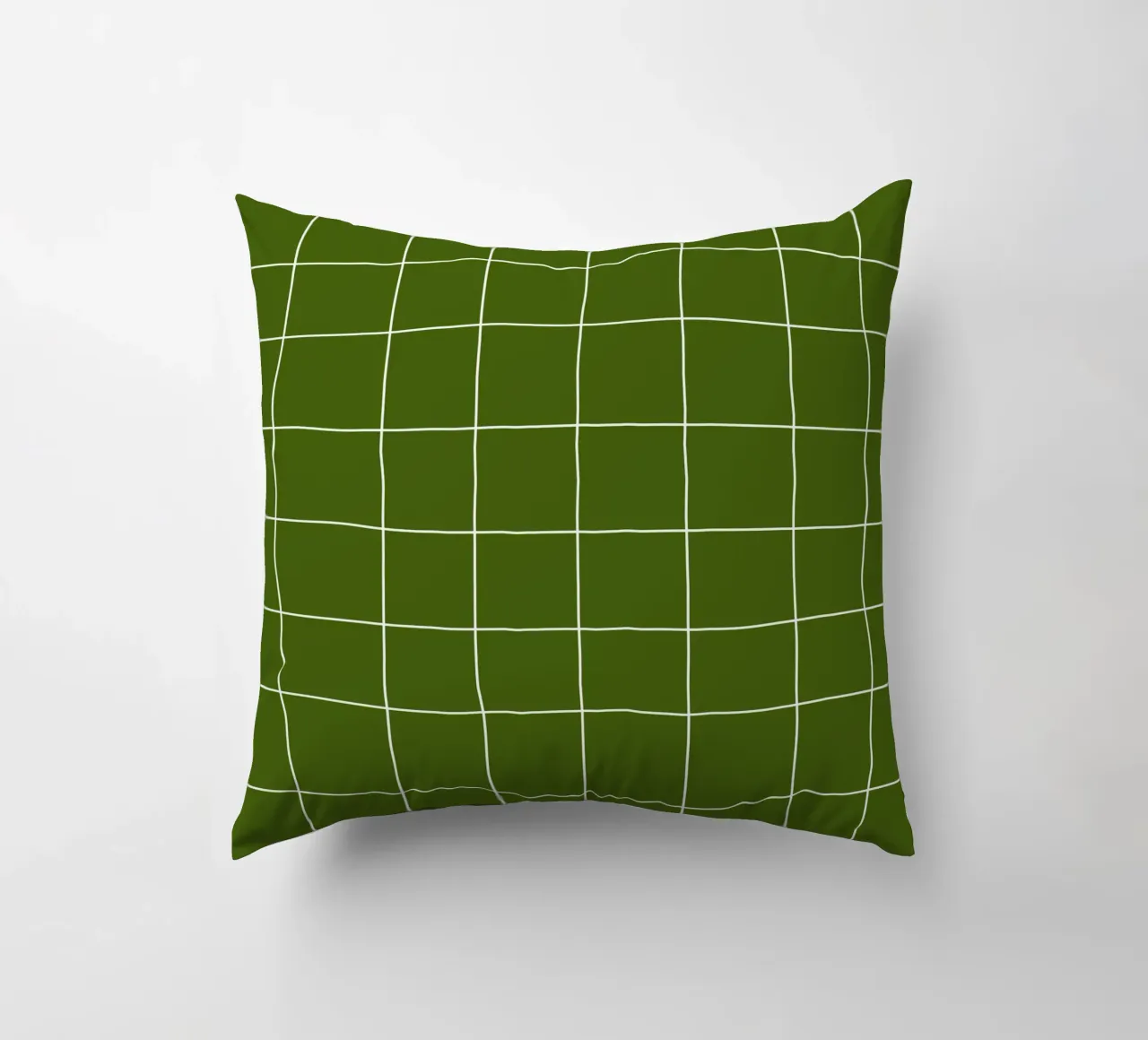 Green grid cuscino da TijanaArtStudio88