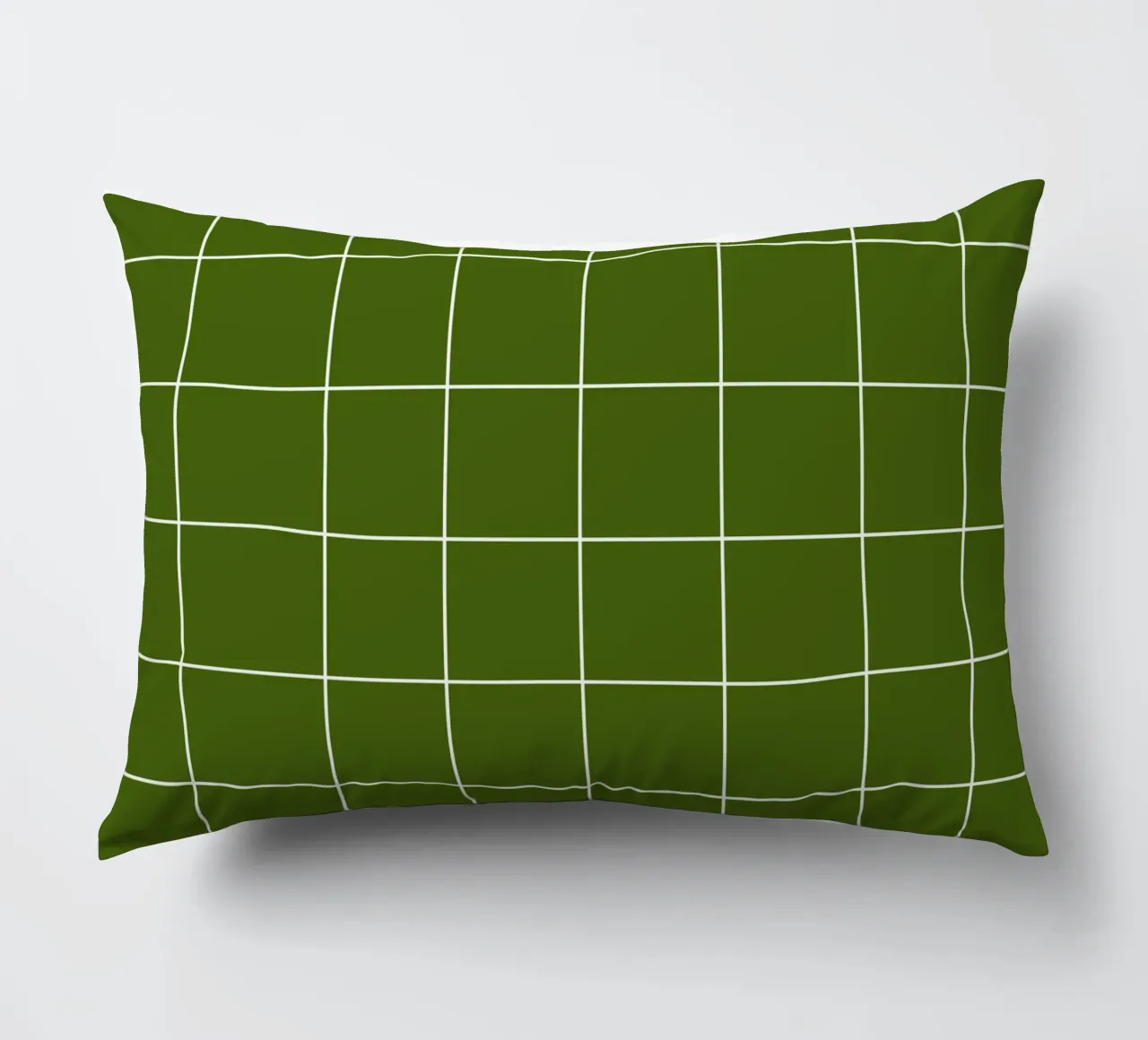 Green grid cuscino da TijanaArtStudio88