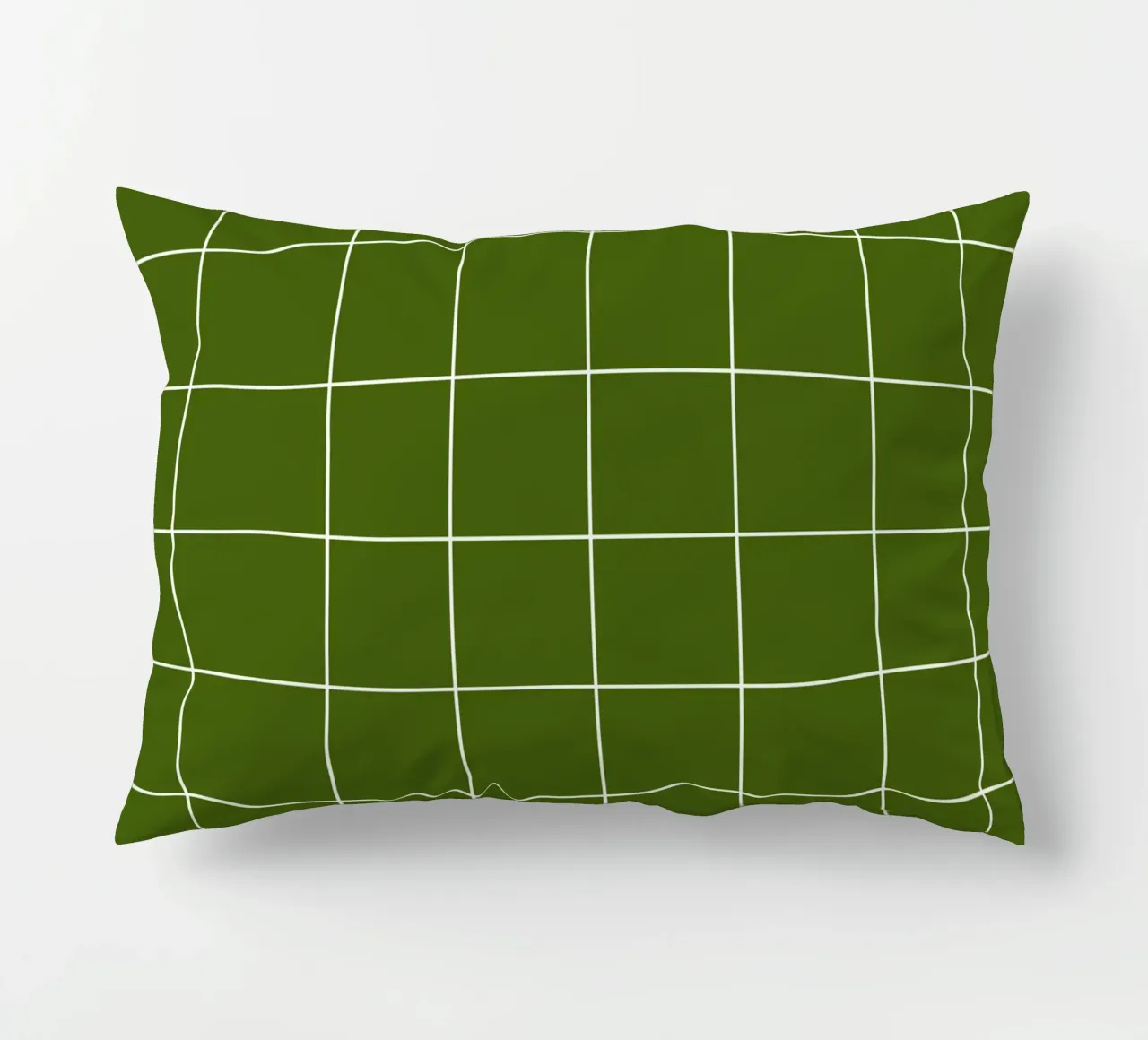 Green grid cuscino da TijanaArtStudio88