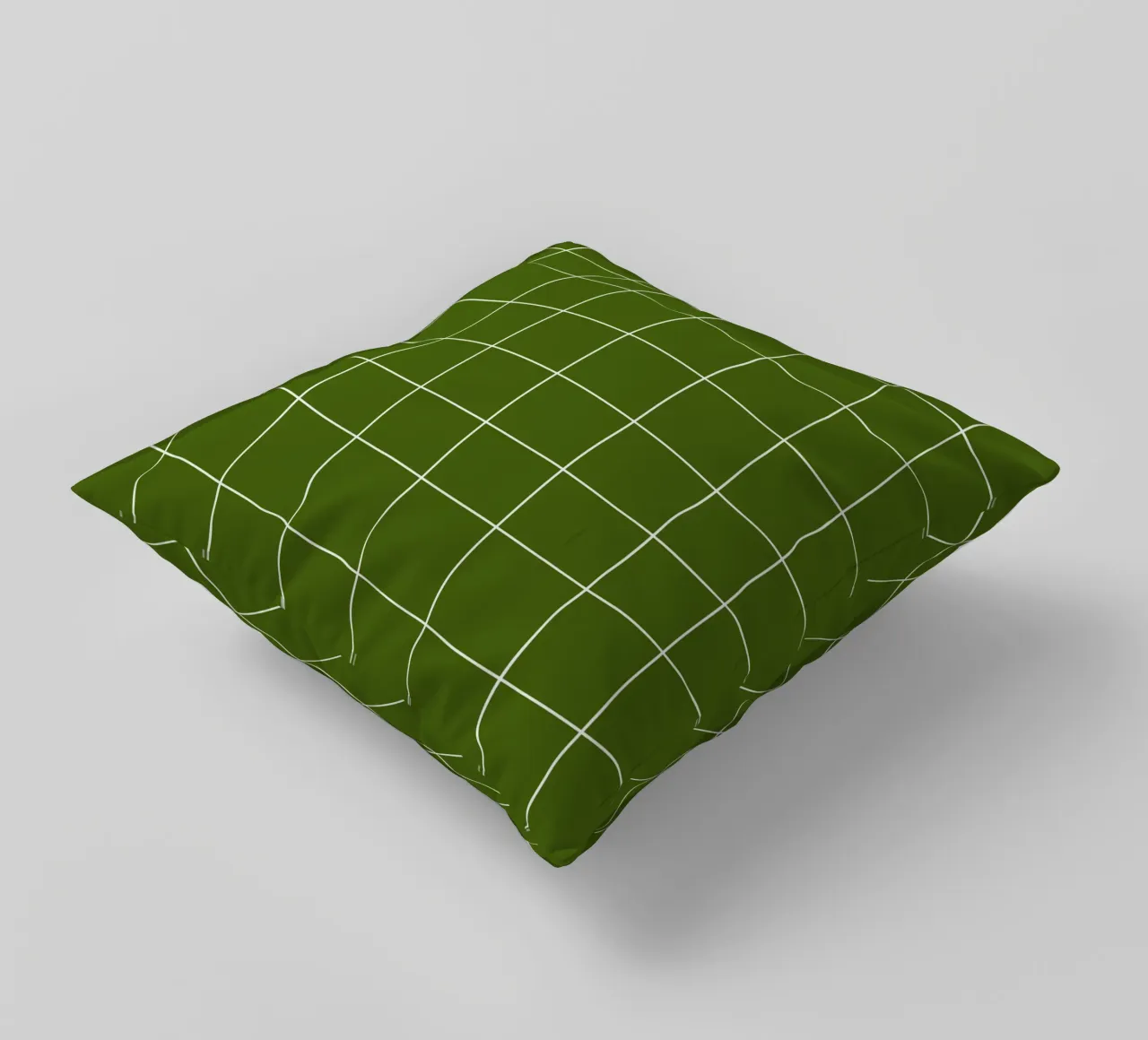 Green grid cuscino da TijanaArtStudio88