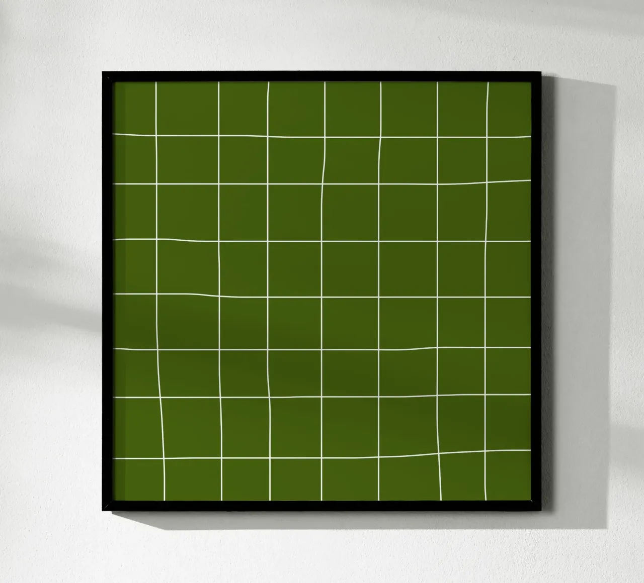 Green grid poster da TijanaArtStudio88