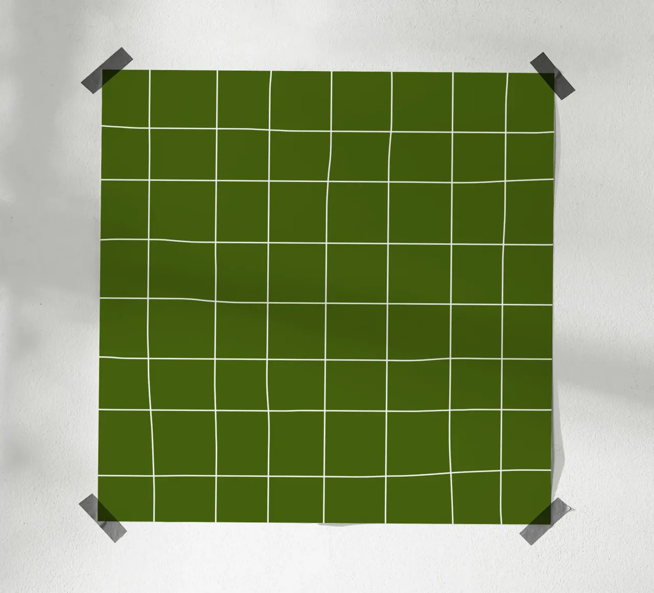 Green grid poster da TijanaArtStudio88