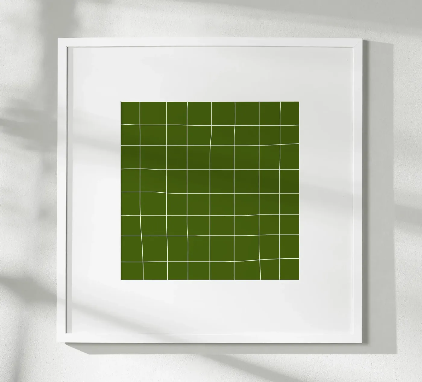 Green grid Poster von TijanaArtStudio88