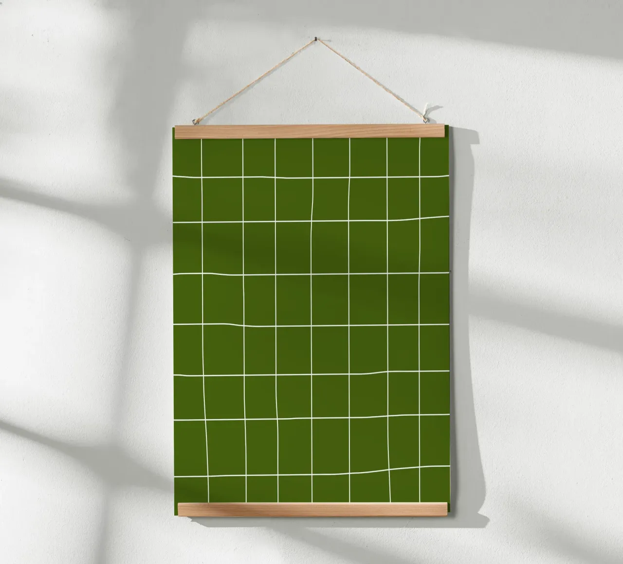 Green grid poster da TijanaArtStudio88
