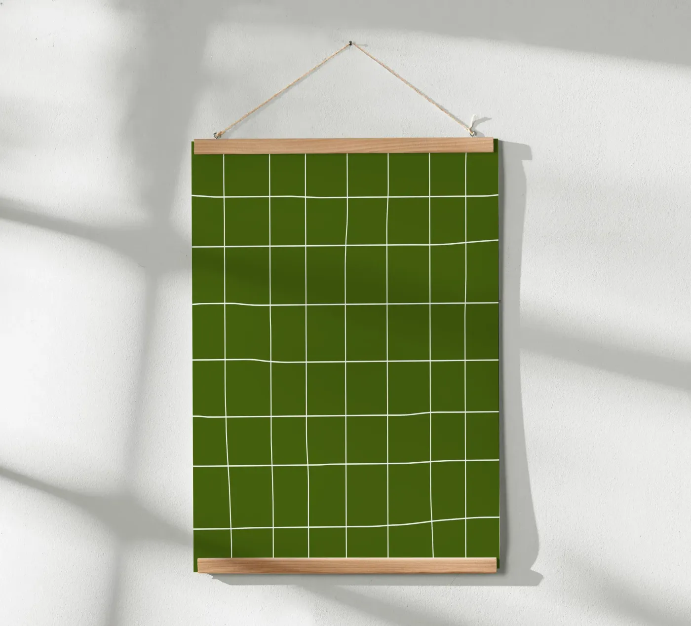Green grid Poster von TijanaArtStudio88