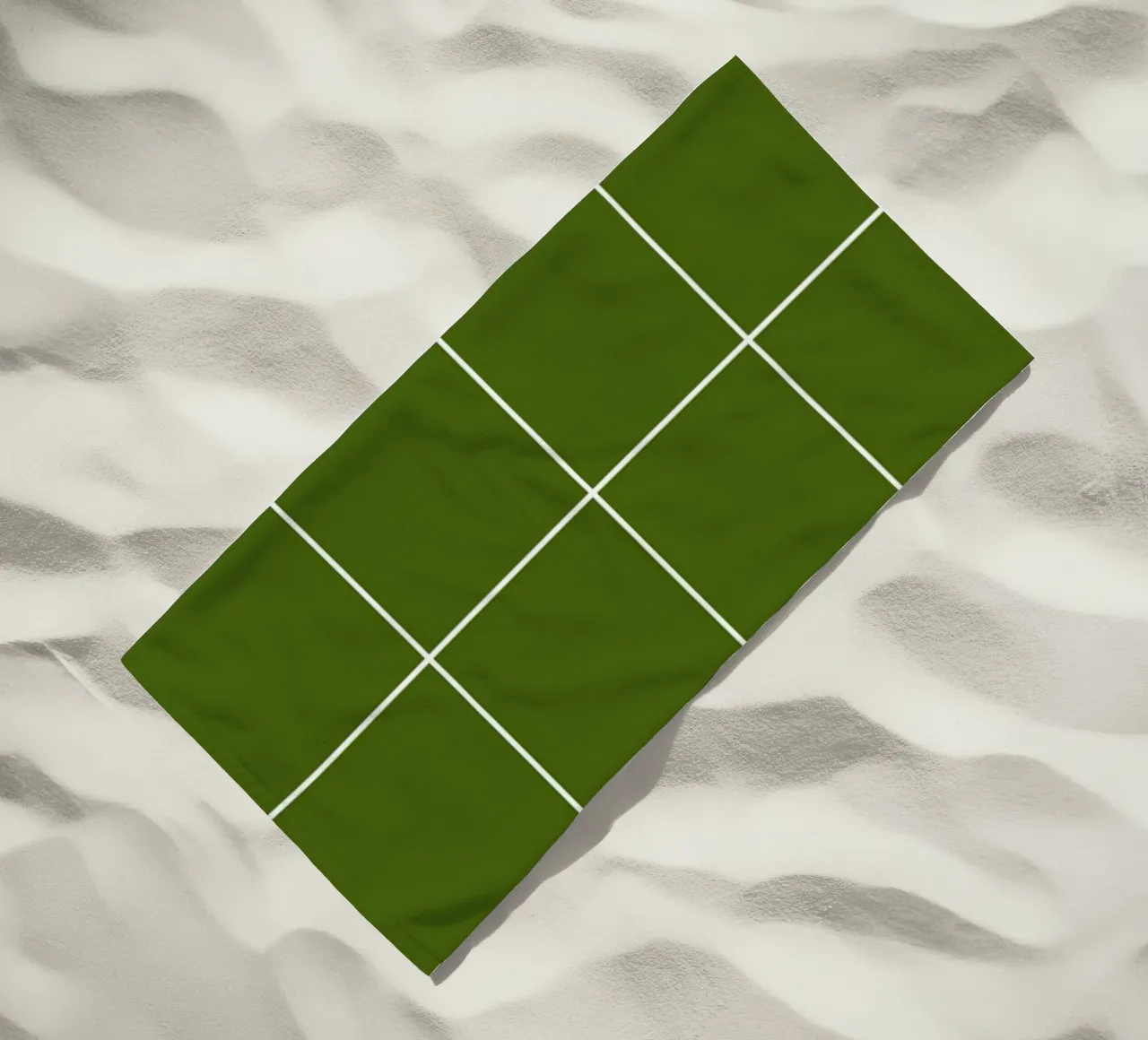Green grid telo mare da TijanaArtStudio88