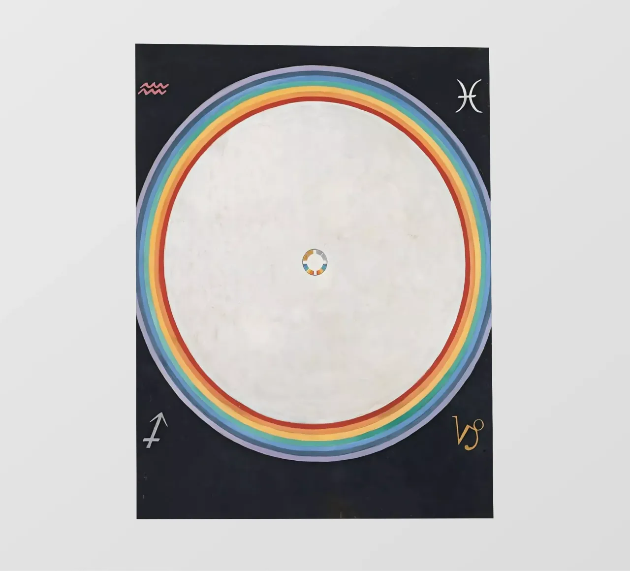 Hilma af Klint - La colomba n. 14 Gruppo IX-UW n. 38 pellicola backlit da William Store