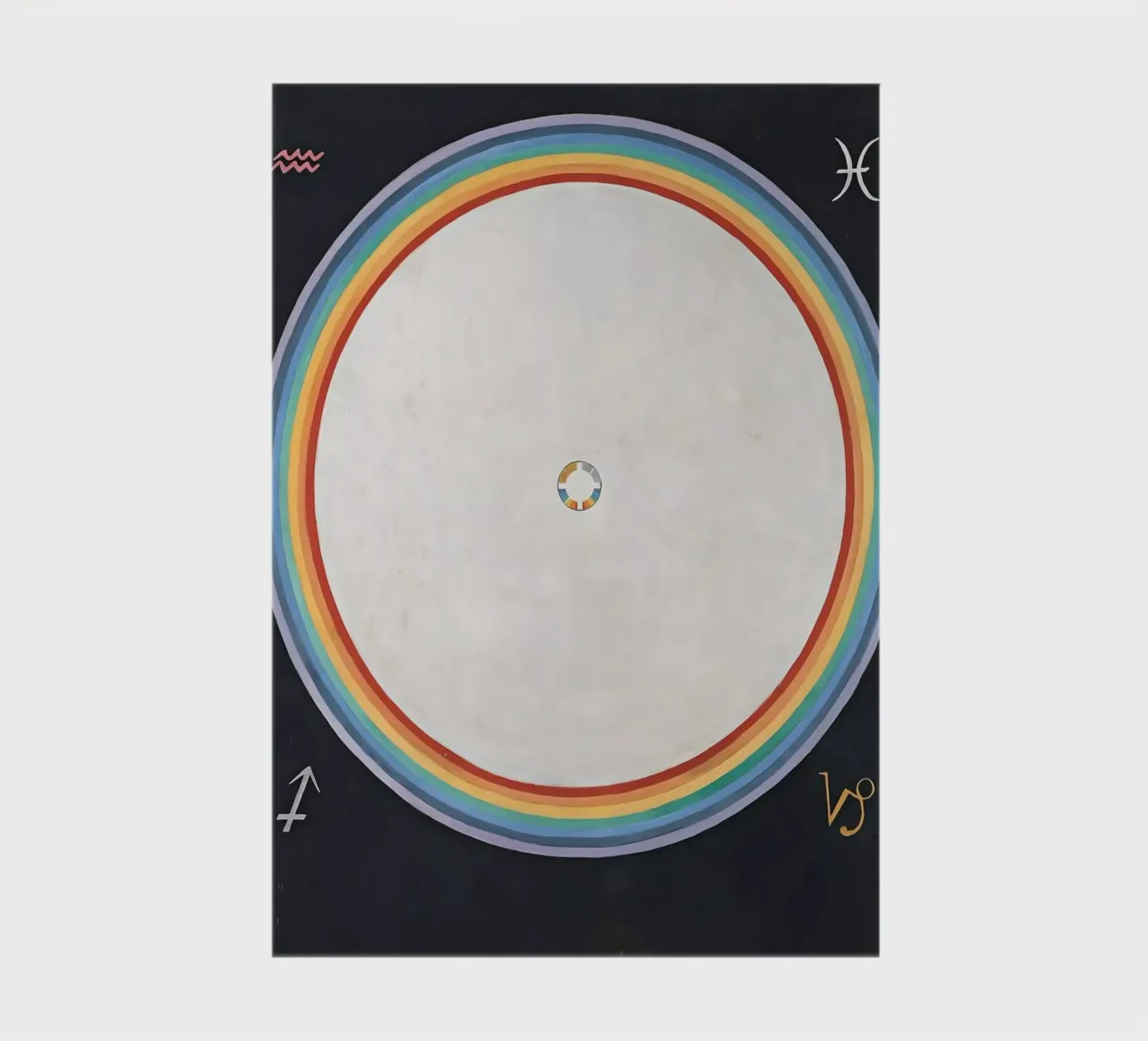 Hilma af Klint - La colombe n° 14 Groupe IX-UW n° 38 carnet de notes de William Store