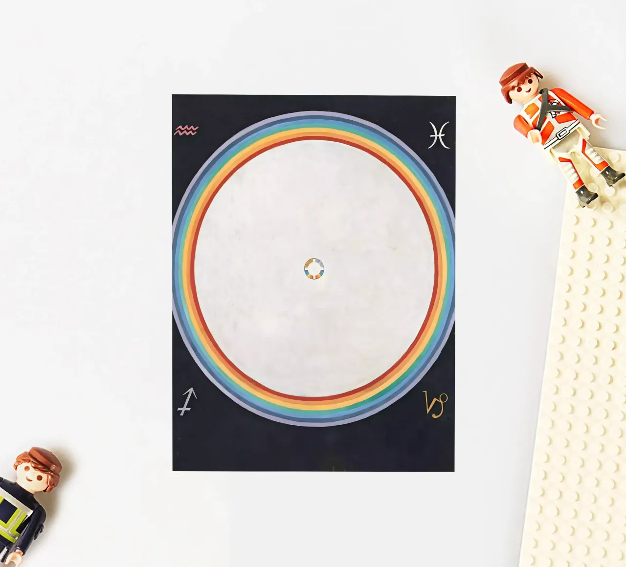 Hilma af Klint - La colombe n° 14 Groupe IX-UW n° 38 autocollant de William Store