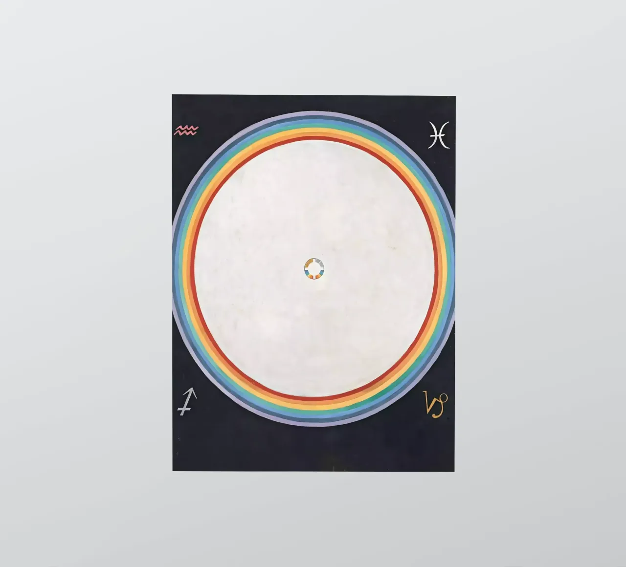 Hilma af Klint - La colombe n° 14 Groupe IX-UW n° 38 autocollant de William Store