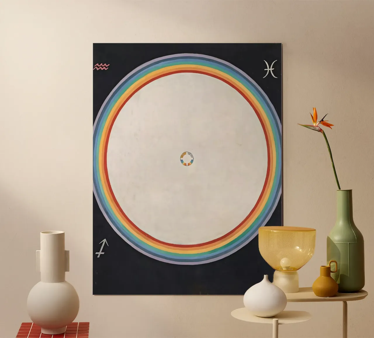 Hilma af Klint - La colombe n° 14 Groupe IX-UW n° 38 hahnemühle de William Store