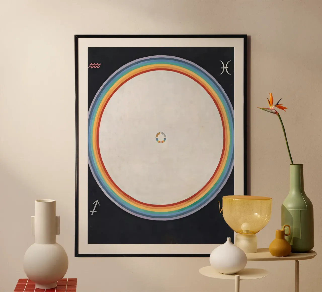 Hilma af Klint - La colombe n° 14 Groupe IX-UW n° 38 hahnemühle de William Store