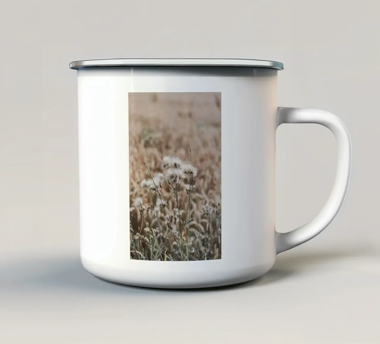 Erbe estive Bohostyle tazza in smalto da Carinaprint