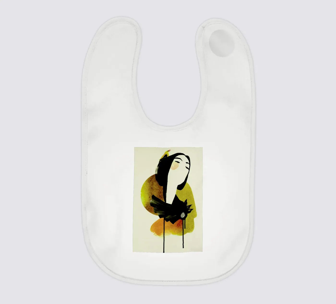 Doll 1 baby bib by Ekaterina Koroleva