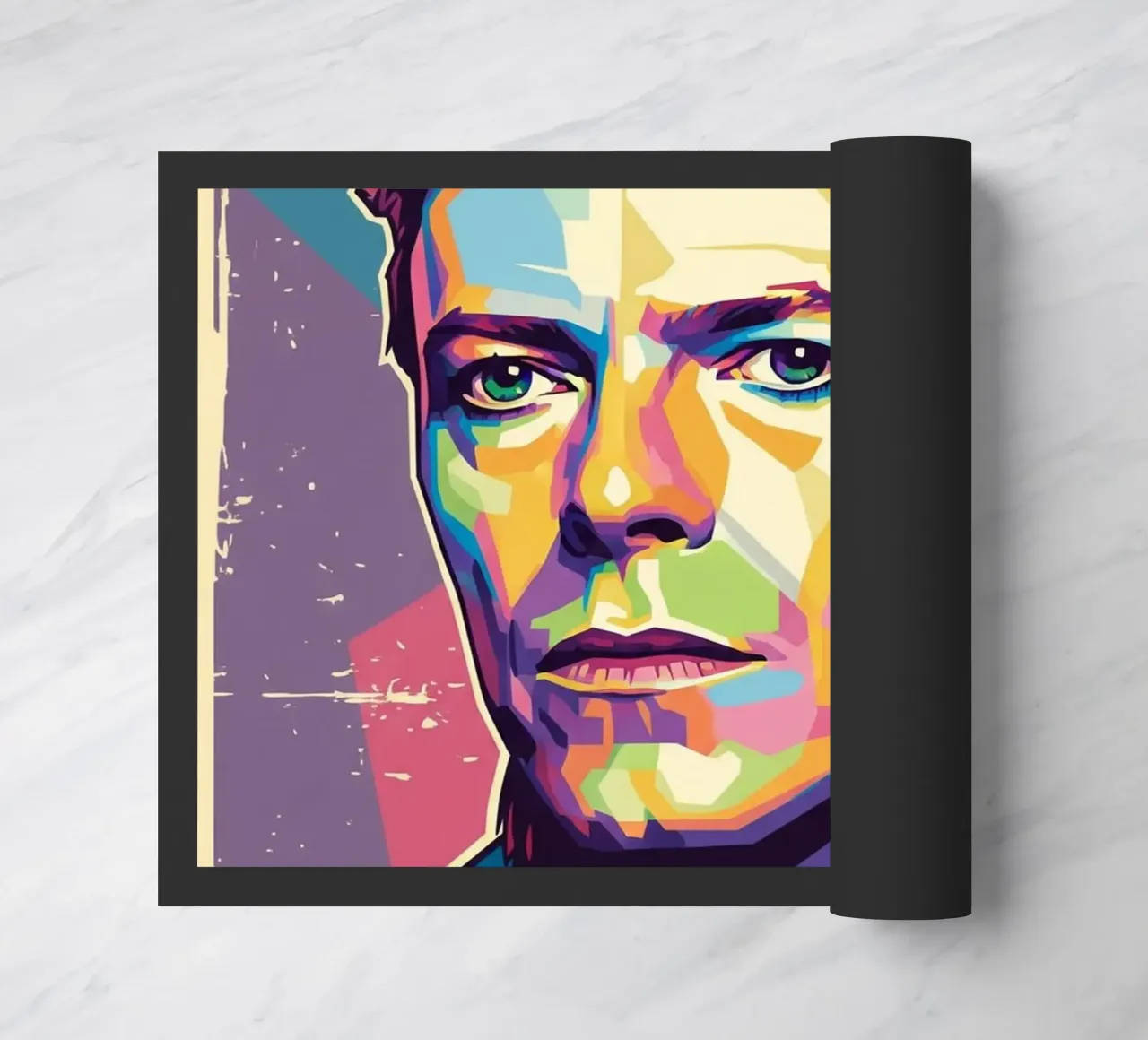 David Bowie pop art zerbino da Hantamrata