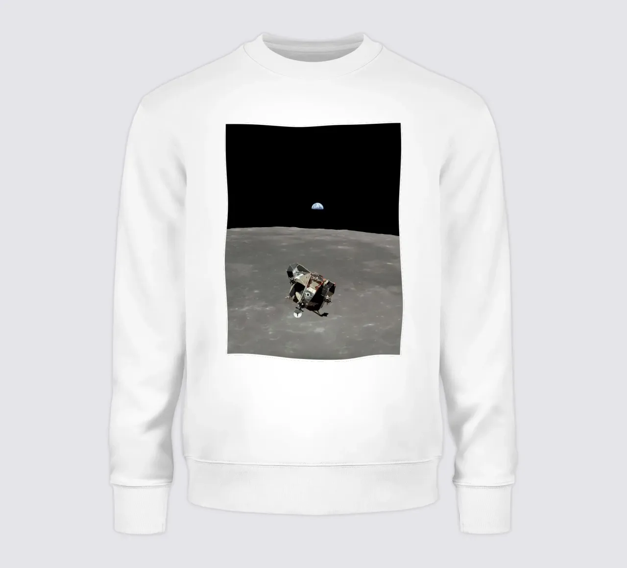 Apollo 11, superficie lunare felpa da hewitt shop