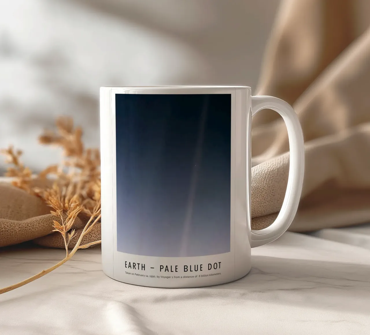 Terra - Punto blu pallido tazza in ceramica da hewitt shop