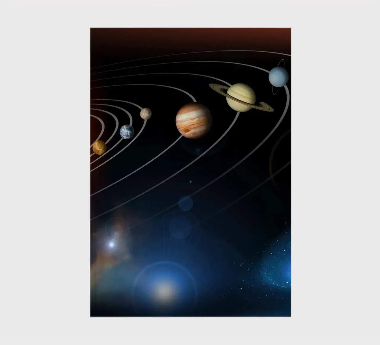 Planets in the Solar System notebook by hewitt shop