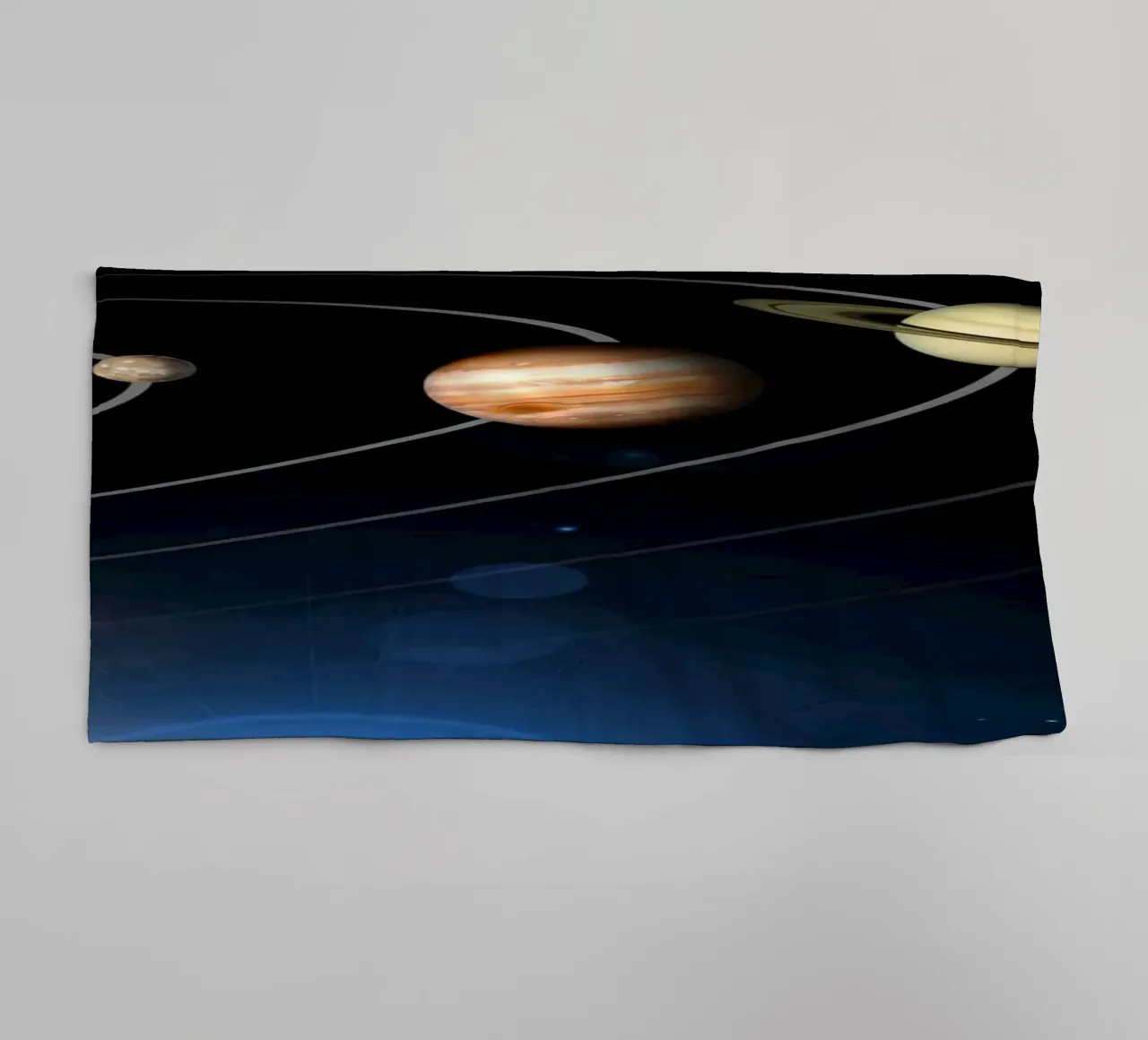 Planets in the Solar System towel by hewitt shop