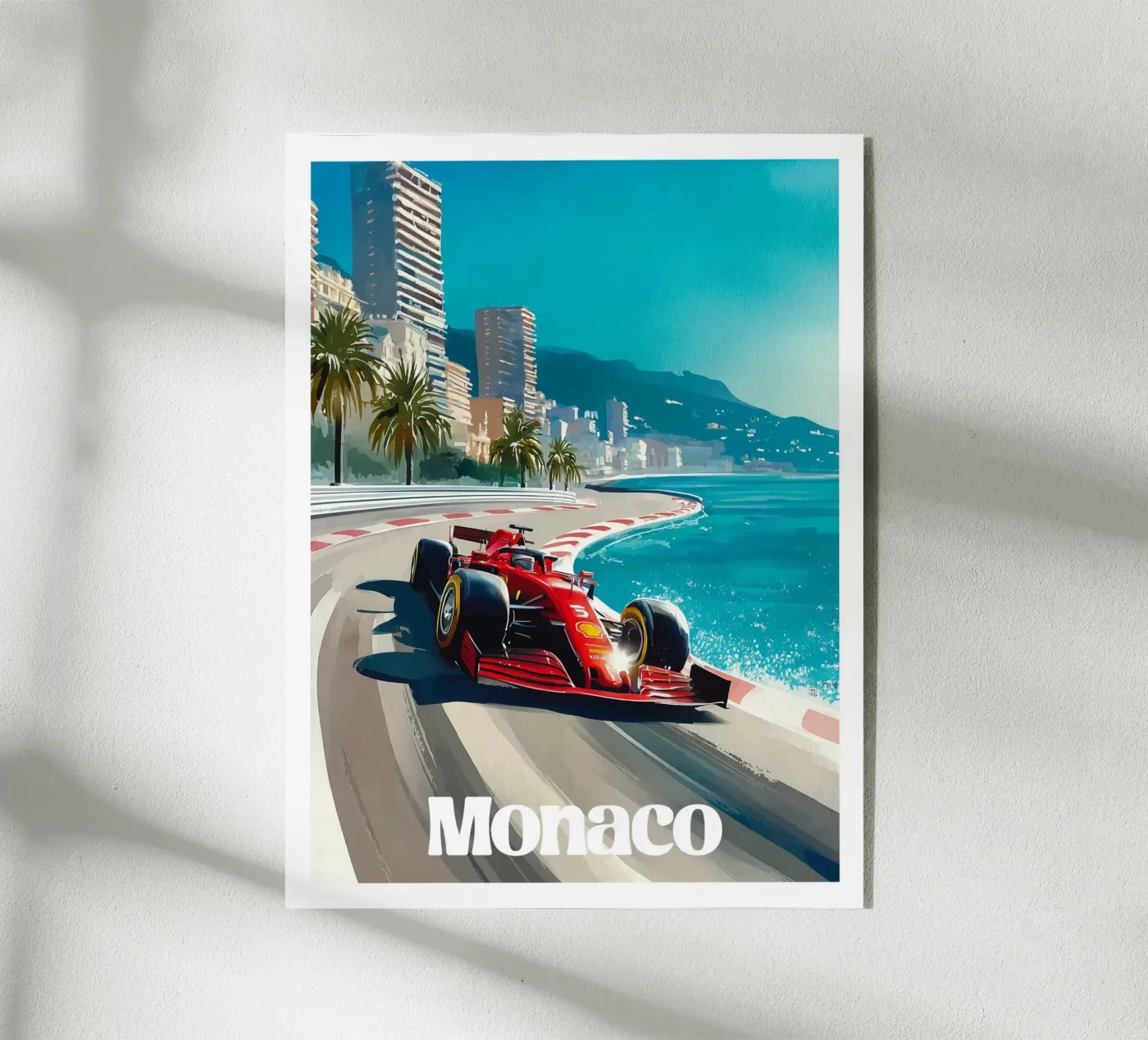 Affiche Monaco Acryl-Glas von Frame the World