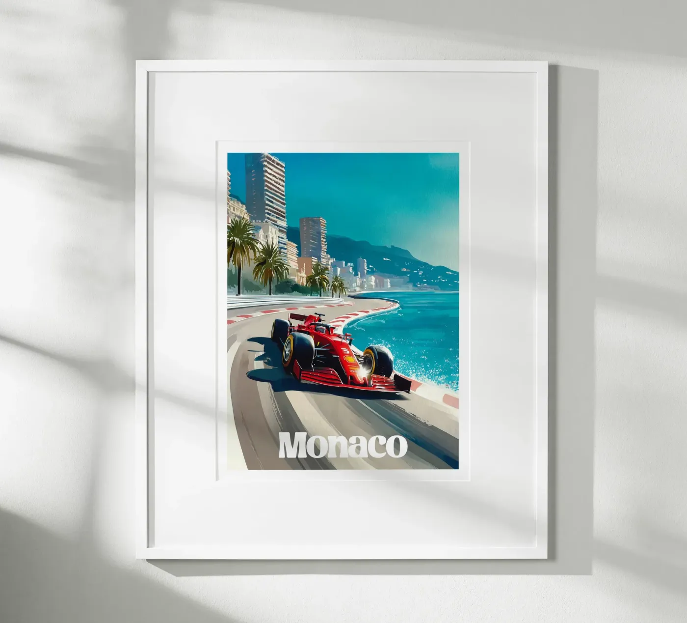 Affiche Monaco poster da Frame the World