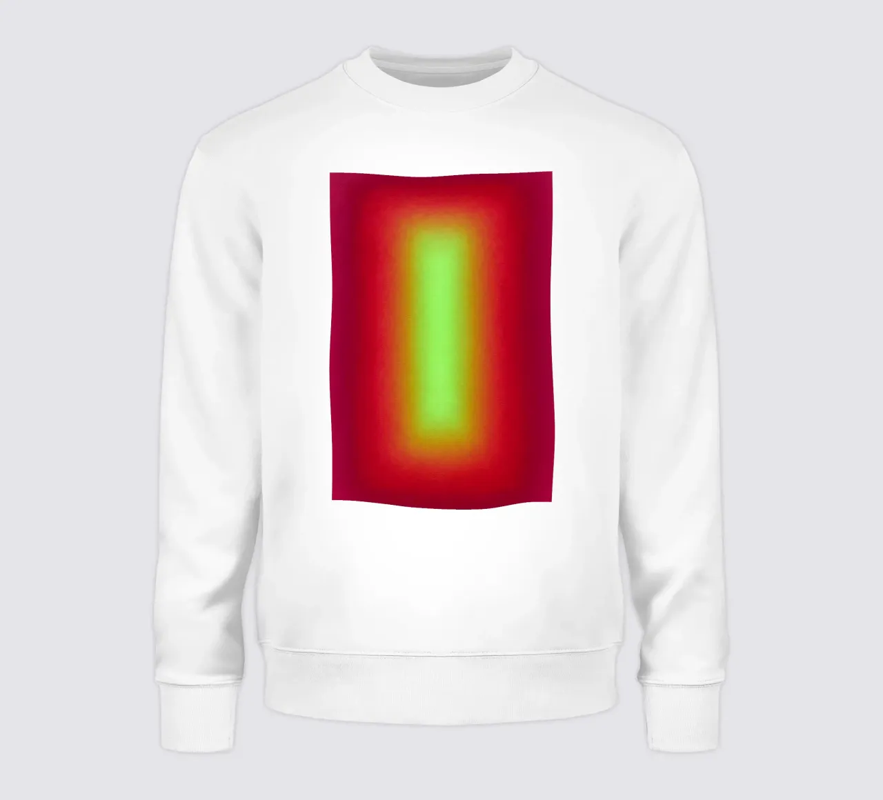 Neon Glow Gradient - Gioco di luce meditativo in rosso e giallo felpa da SMPLE