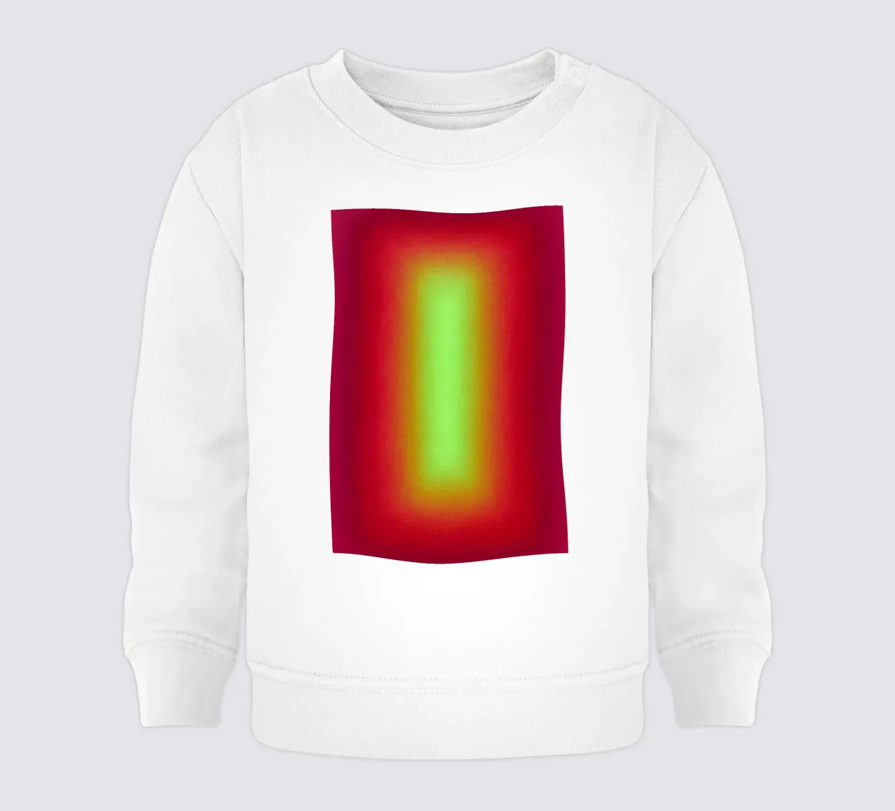 Neon Glow Gradient - Gioco di luce meditativo in rosso e giallo felpa neonato da SMPLE
