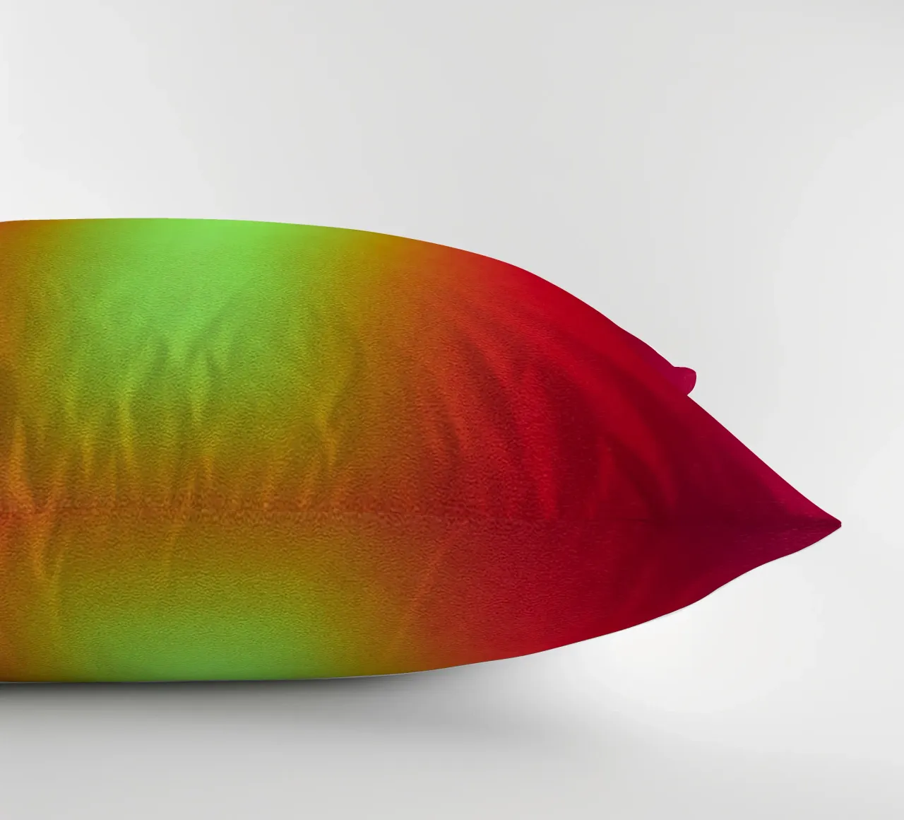 Neon Glow Gradient - Gioco di luce meditativo in rosso e giallo cuscino da SMPLE