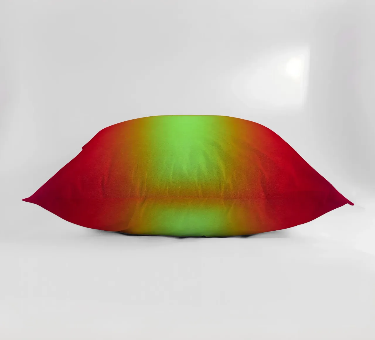 Neon Glow Gradient - Gioco di luce meditativo in rosso e giallo cuscino da SMPLE