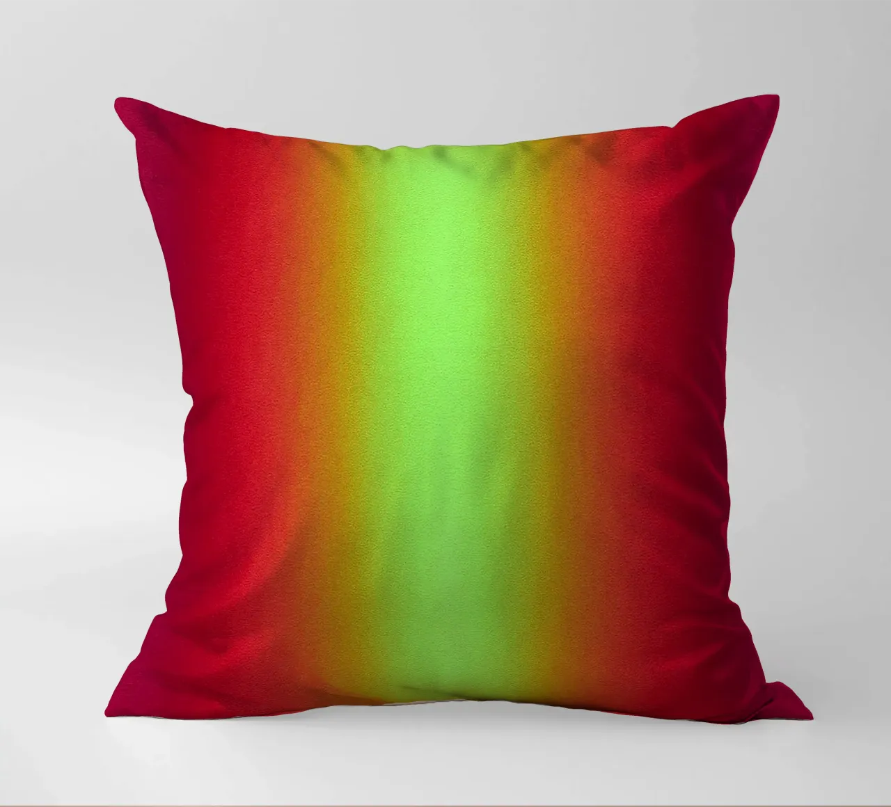 Neon Glow Gradient - Gioco di luce meditativo in rosso e giallo cuscino da SMPLE