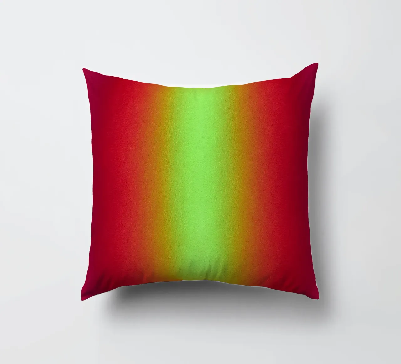 Neon Glow Gradient - Gioco di luce meditativo in rosso e giallo cuscino da SMPLE