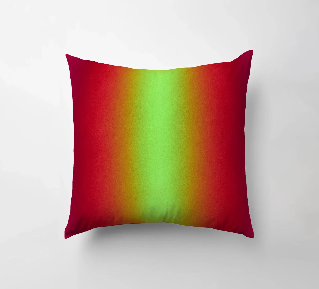 Neon Glow Gradient - Gioco di luce meditativo in rosso e giallo cuscino da SMPLE