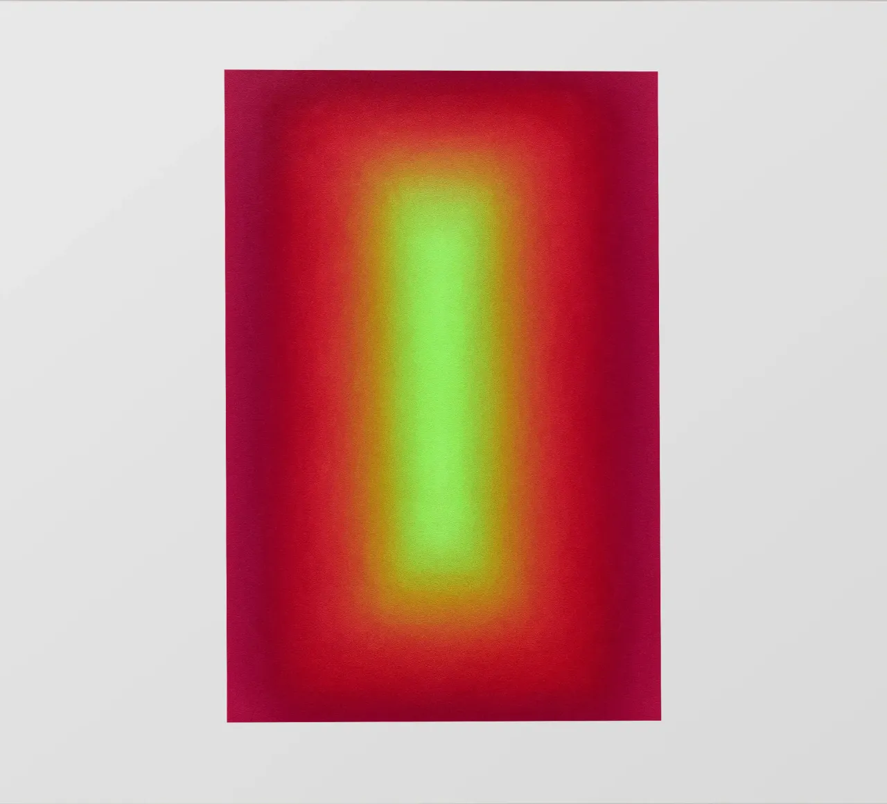 Neon Glow Gradient - Gioco di luce meditativo in rosso e giallo pellicola backlit da SMPLE
