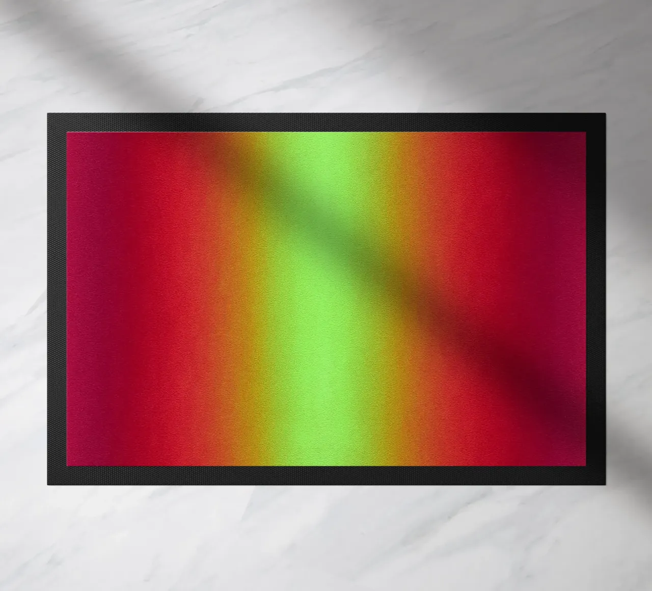 Neon Glow Gradient - Gioco di luce meditativo in rosso e giallo zerbino da SMPLE