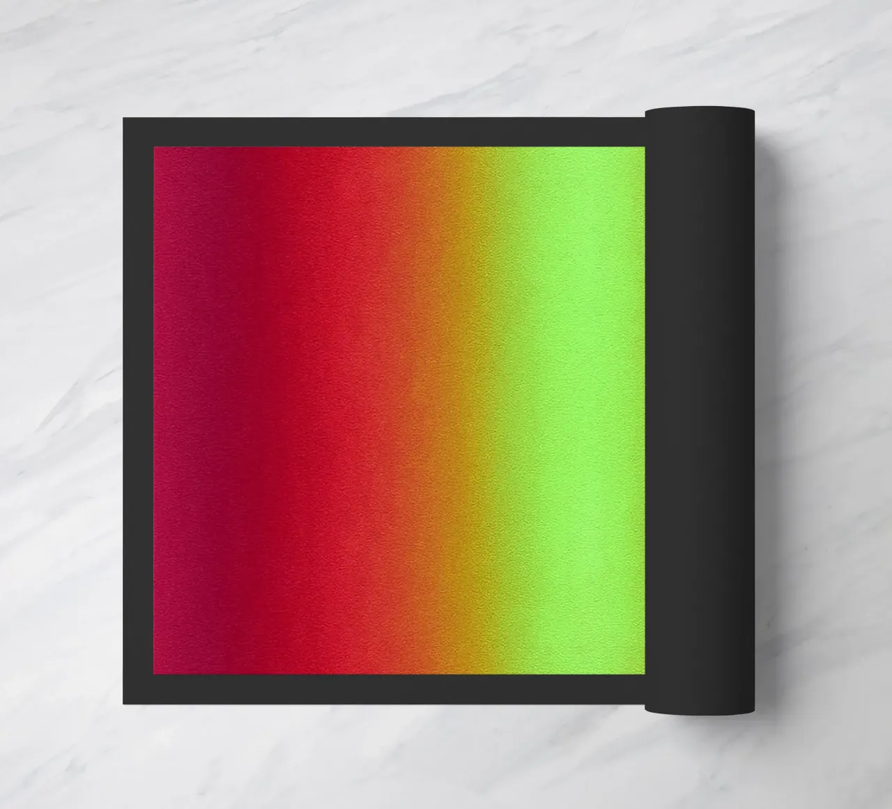 Neon Glow Gradient - Gioco di luce meditativo in rosso e giallo zerbino da SMPLE