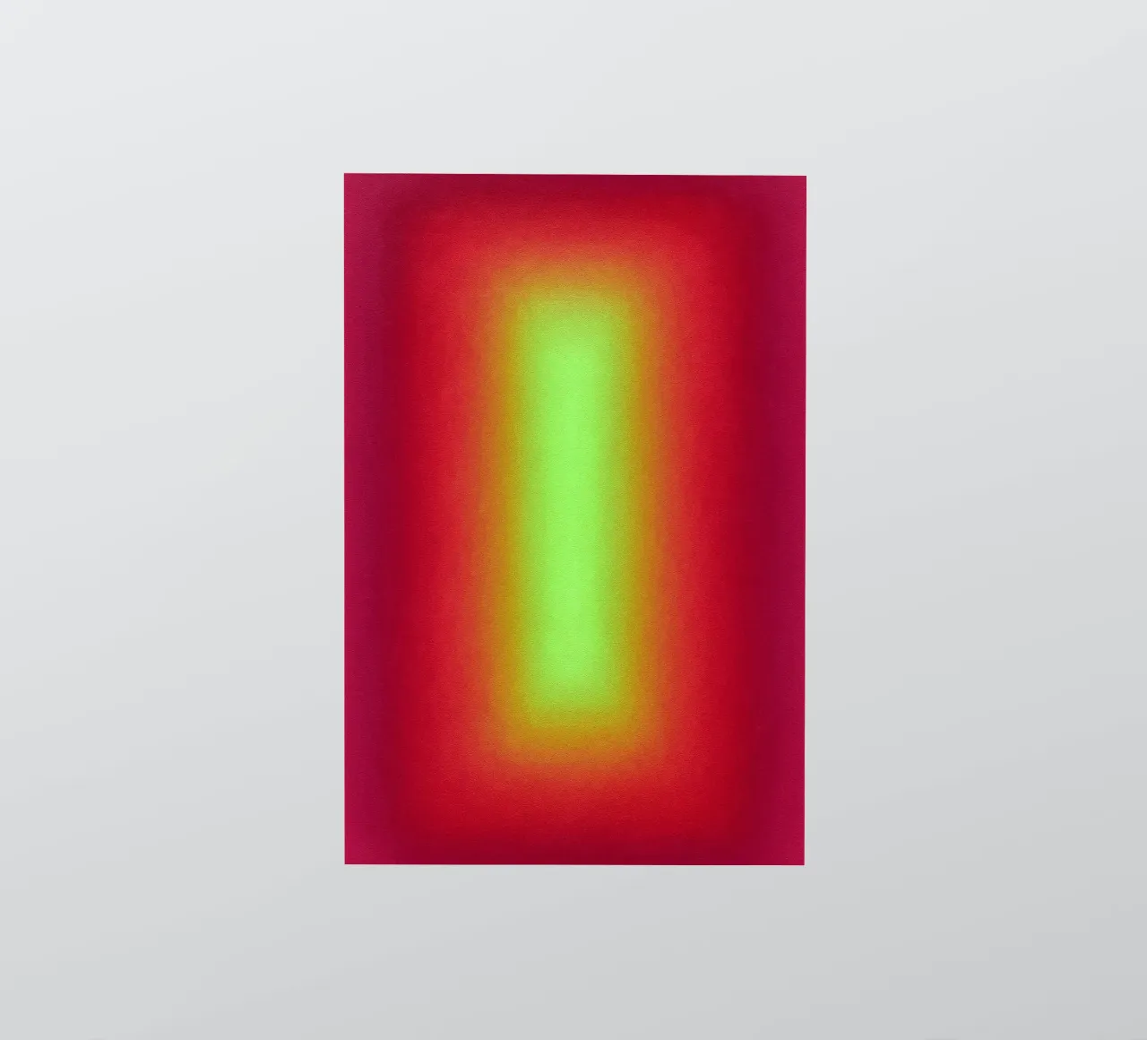 Neon Glow Gradient - Jeu de lumière méditatif en rouge et jaune autocollant de SMPLE