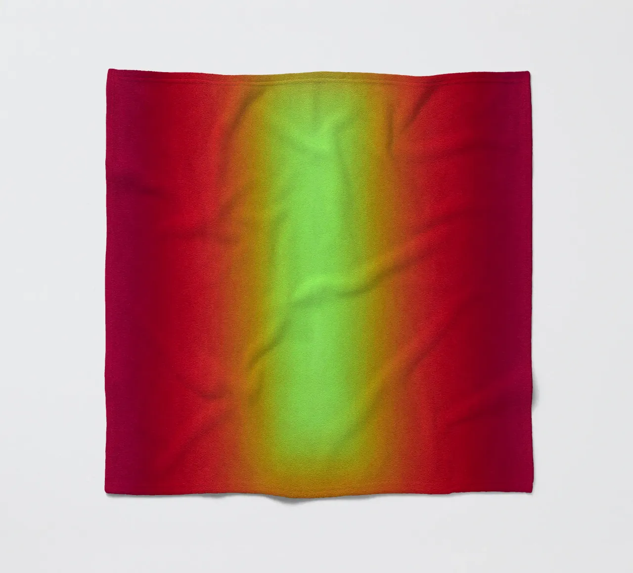 Neon Glow Gradient - Gioco di luce meditativo in rosso e giallo coperta in pile da SMPLE