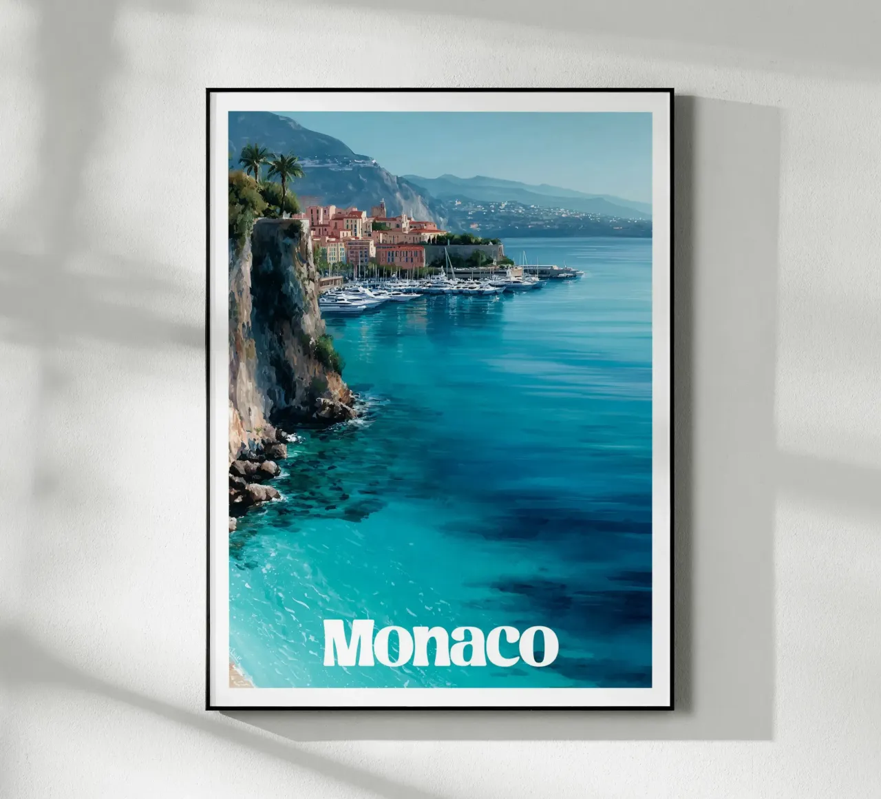 Affiche Monaco plexiglass da Frame the World