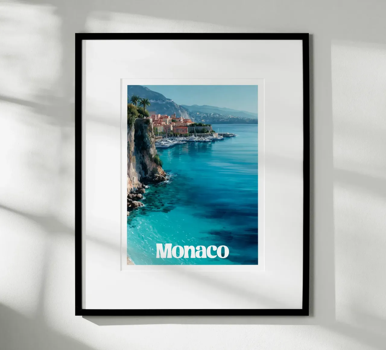 Affiche Monaco poster da Frame the World