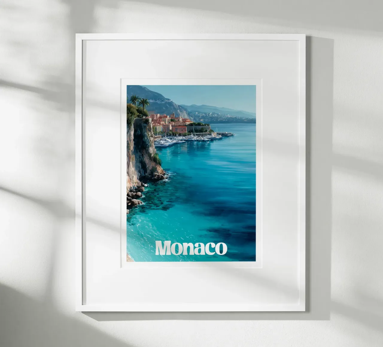 Affiche Monaco poster da Frame the World