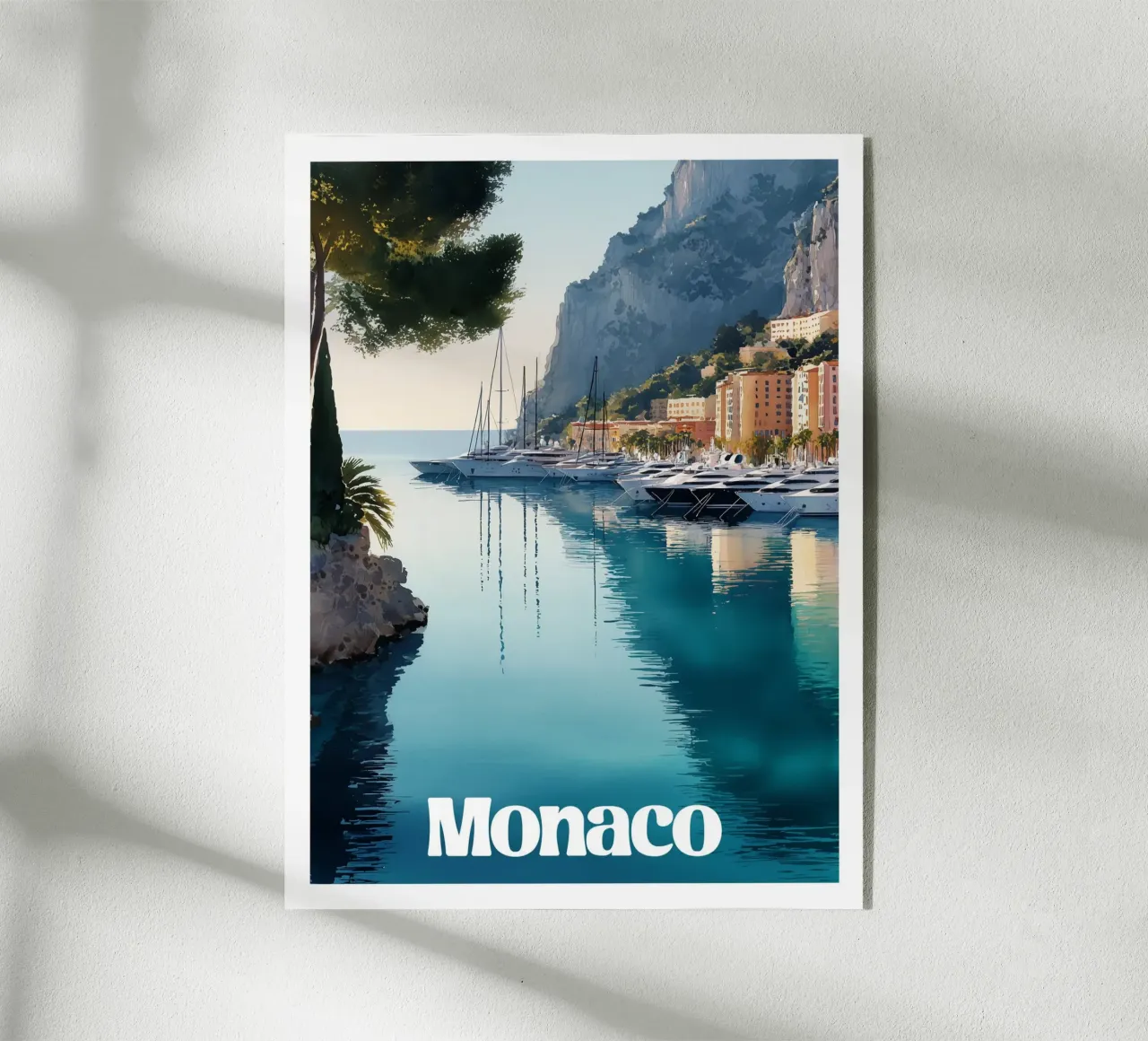Affiche Monaco plexiglass da Frame the World