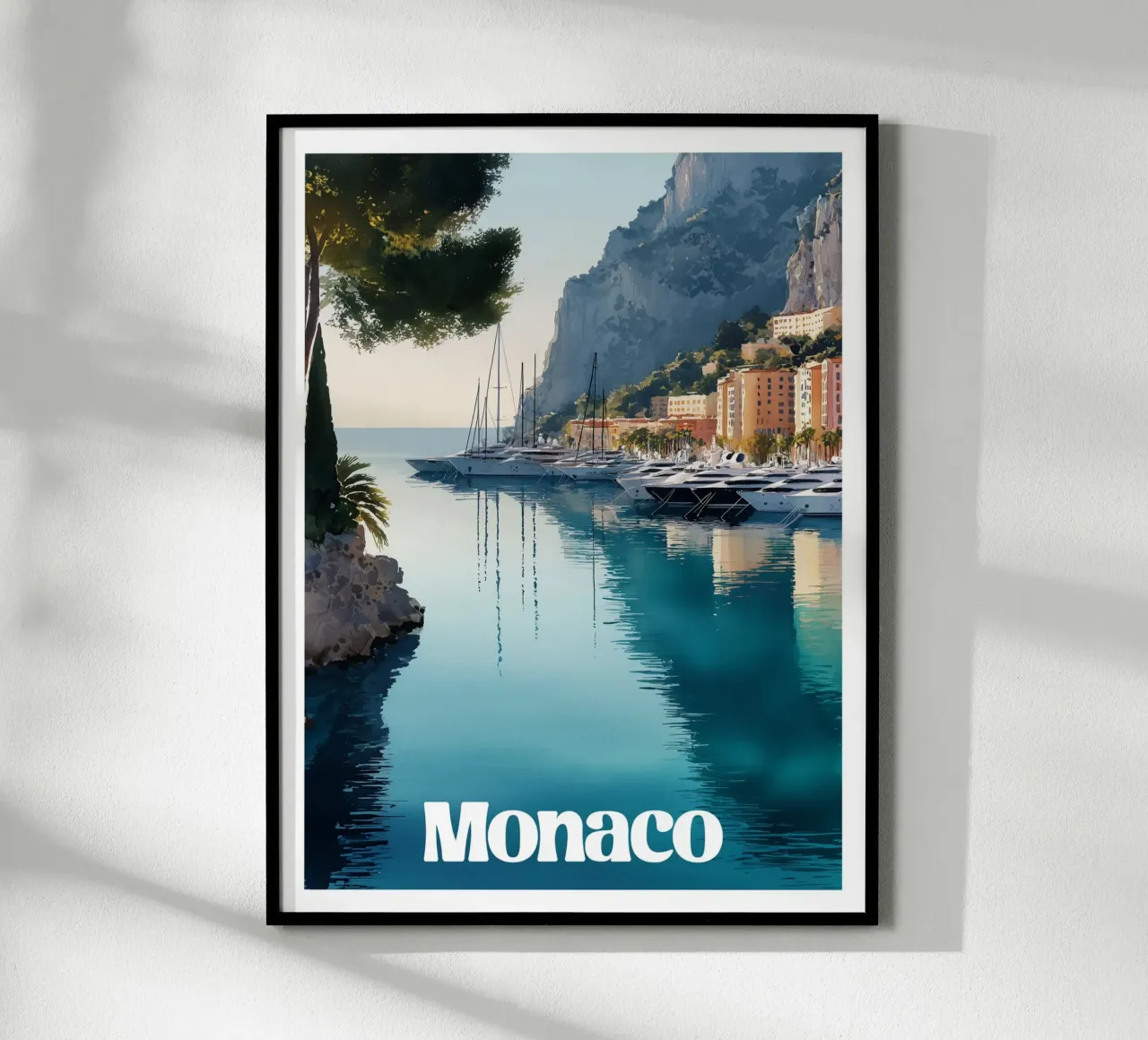 Affiche Monaco poster da Frame the World